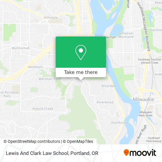 Lewis And Clark Law School map