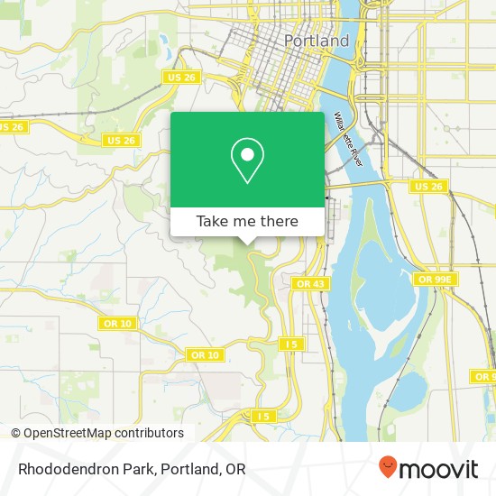 Rhododendron Park map