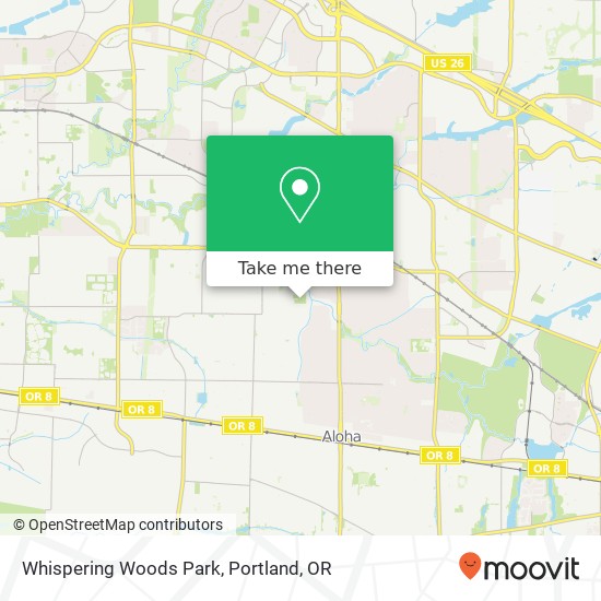 Mapa de Whispering Woods Park