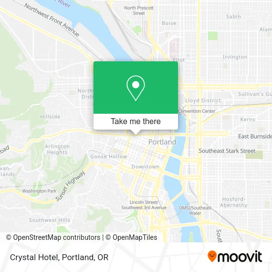 Crystal Hotel map