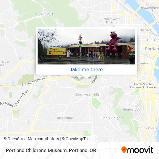 Mapa de Portland Children's Museum
