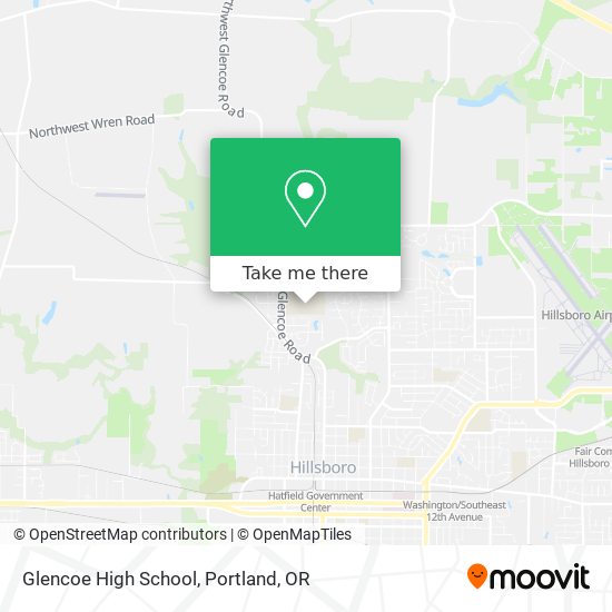 Mapa de Glencoe High School