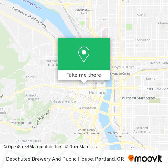 Mapa de Deschutes Brewery And Public House