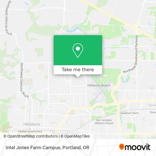 Intel Jones Farm Campus map