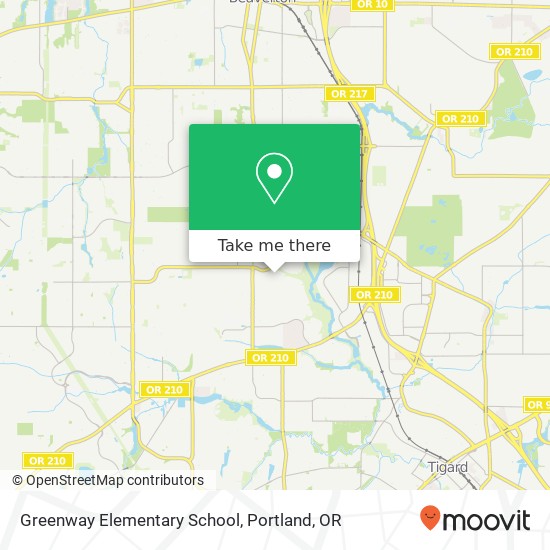 Greenway Elementary School map