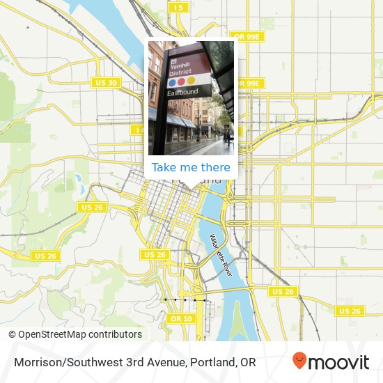 Mapa de Morrison/Southwest 3rd Avenue
