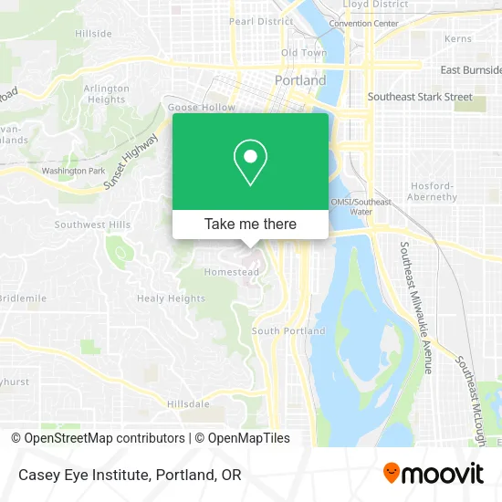 Mapa de Casey Eye Institute