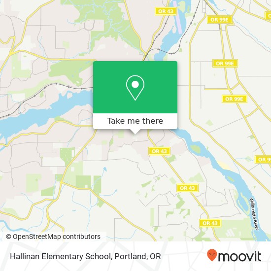 Mapa de Hallinan Elementary School