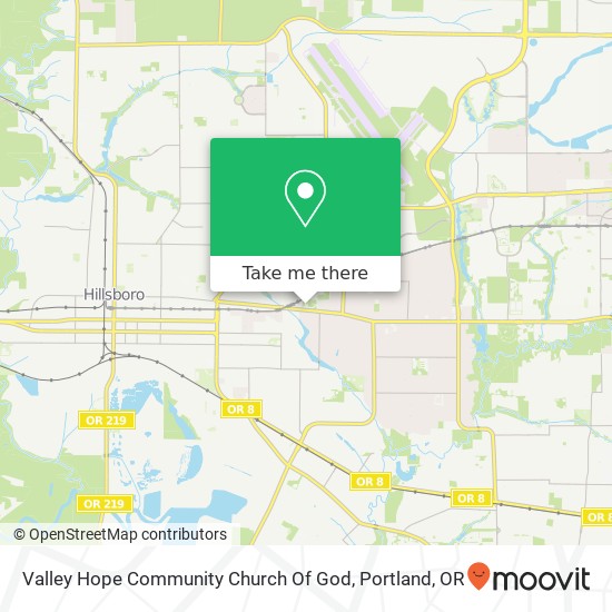 Mapa de Valley Hope Community Church Of God