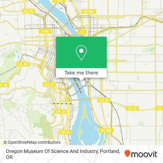 Oregon Museum Of Science And Industry map