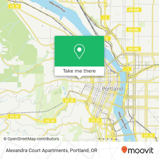 Alexandra Court Apartments map