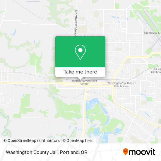 Washington County Jail map