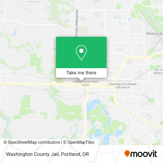 Mapa de Washington County Jail