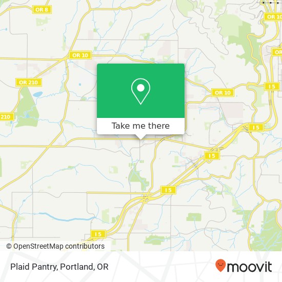 Mapa de Plaid Pantry