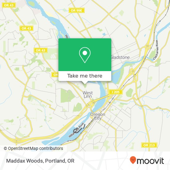 Mapa de Maddax Woods