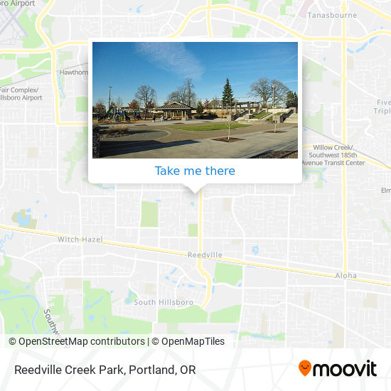 Reedville Creek Park map