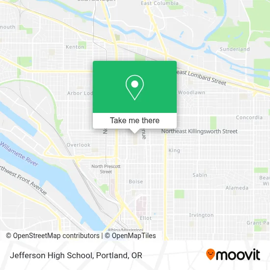 Jefferson High School map