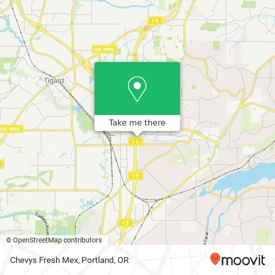 Mapa de Chevys Fresh Mex