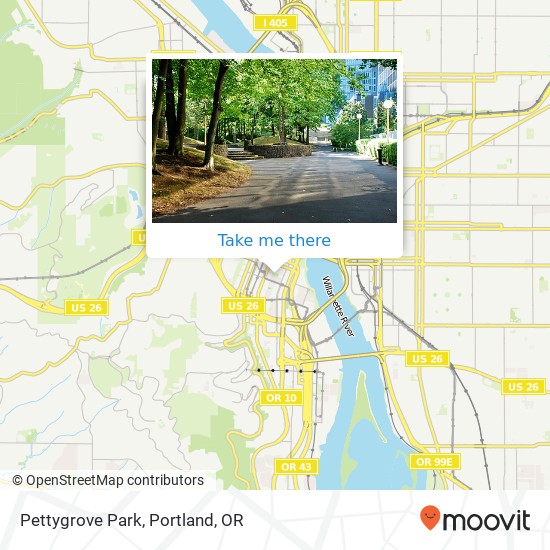 Pettygrove Park map