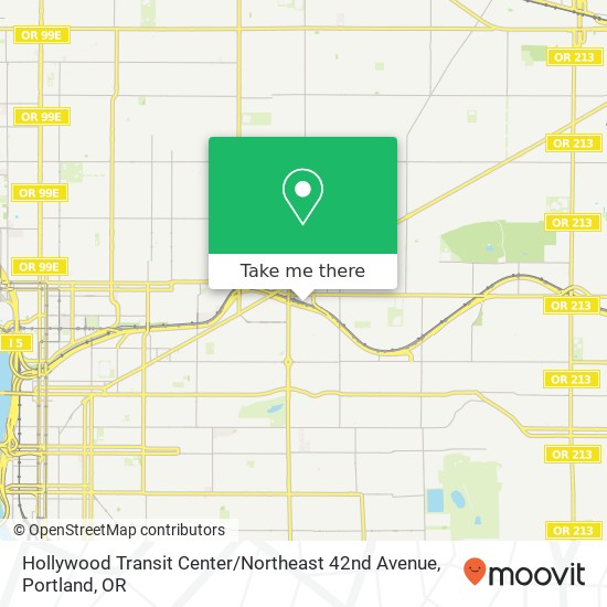Mapa de Hollywood Transit Center / Northeast 42nd Avenue