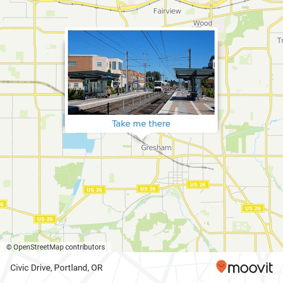 Civic Drive map