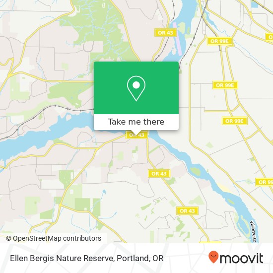 Mapa de Ellen Bergis Nature Reserve