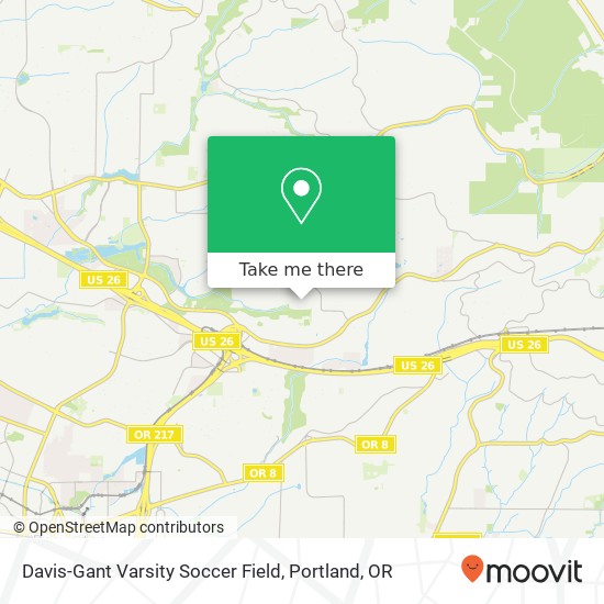 Davis-Gant Varsity Soccer Field map