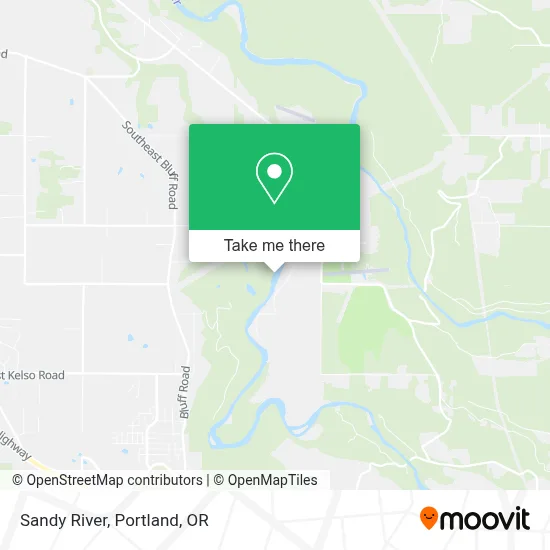 Sandy River map