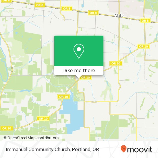 Mapa de Immanuel Community Church