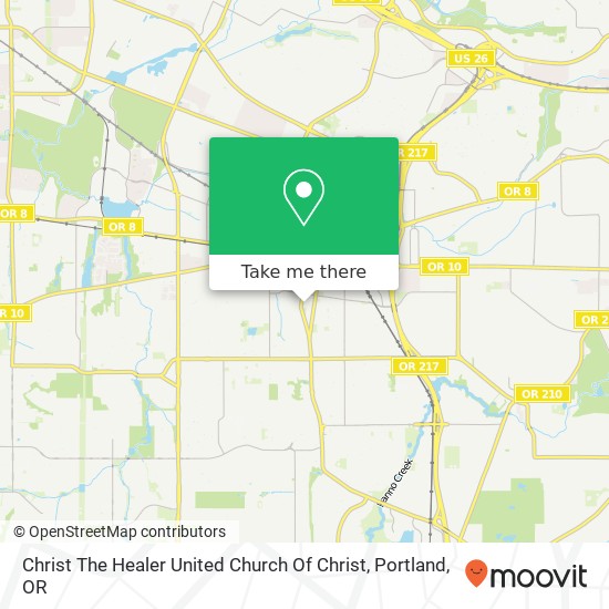 Christ The Healer United Church Of Christ map