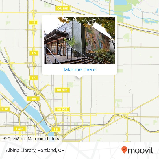 Albina Library map