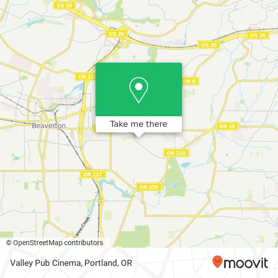 Valley Pub Cinema map