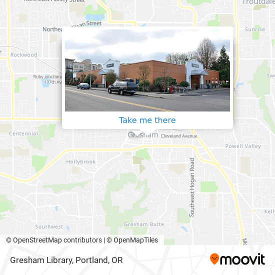 Gresham Library map