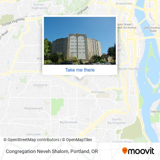 Congregation Neveh Shalom map