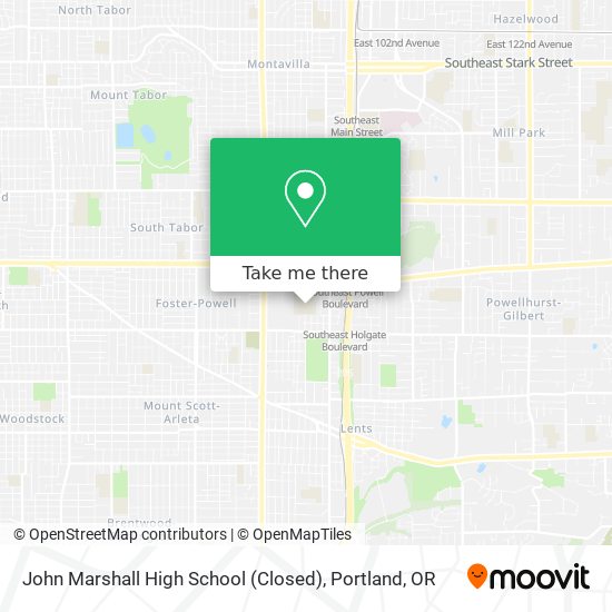 Mapa de John Marshall High School (Closed)