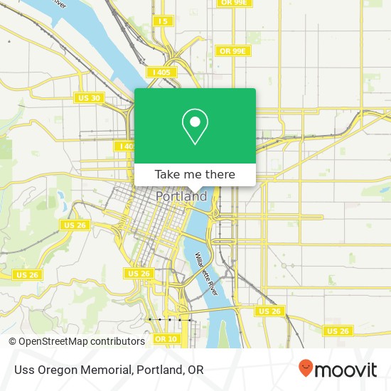 Mapa de Uss Oregon Memorial