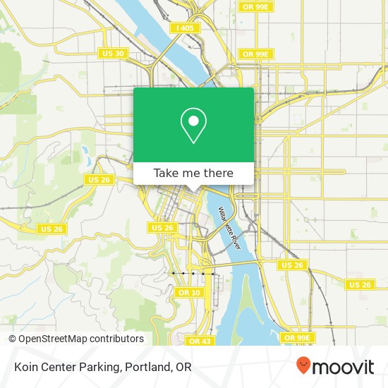 Mapa de Koin Center Parking