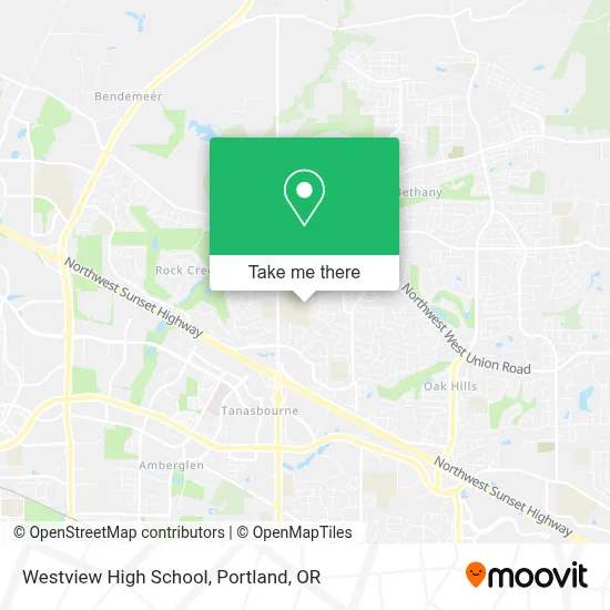 Westview High School map