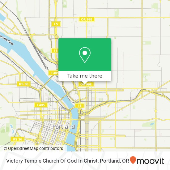 Mapa de Victory Temple Church Of God In Christ