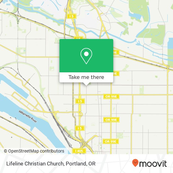 Mapa de Lifeline Christian Church