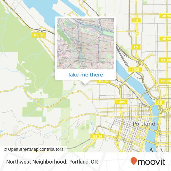 Northwest Neighborhood map