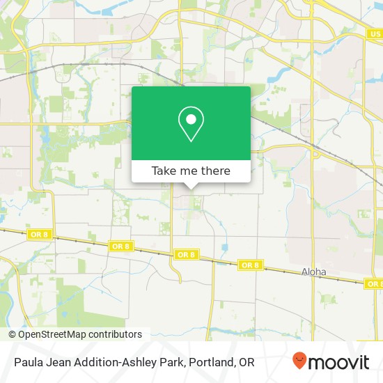 Paula Jean Addition-Ashley Park map