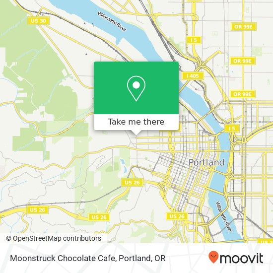 Mapa de Moonstruck Chocolate Cafe
