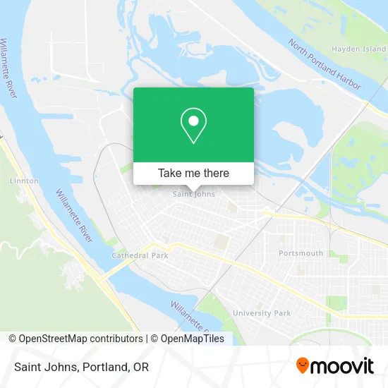 Mapa de Saint Johns