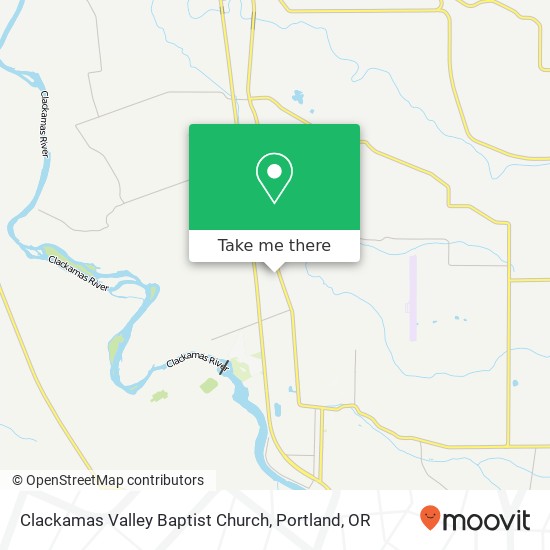 Mapa de Clackamas Valley Baptist Church