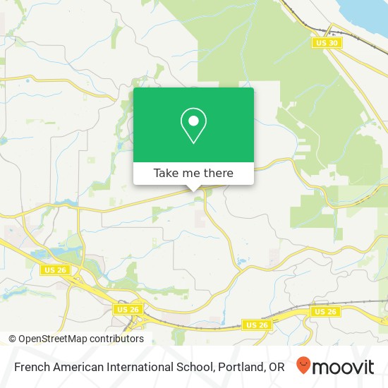 French American International School map
