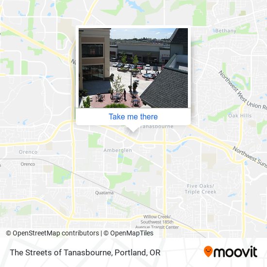 The Streets of Tanasbourne map