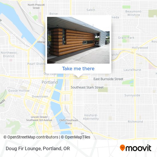 Doug Fir Lounge map