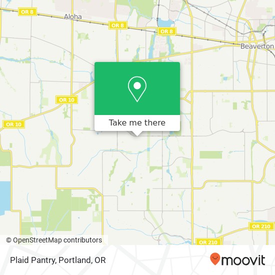Mapa de Plaid Pantry