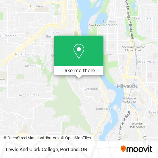 Mapa de Lewis And Clark College